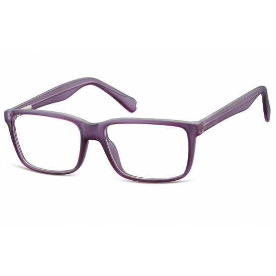 Okulary oprawki korekcyjne Nerdy zerówki Flex Sunoptic CP162E fioletowe